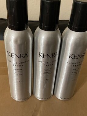 Kenra Volume Mousse #17 Extra Firm Hold 8 oz (Pack of 3 )